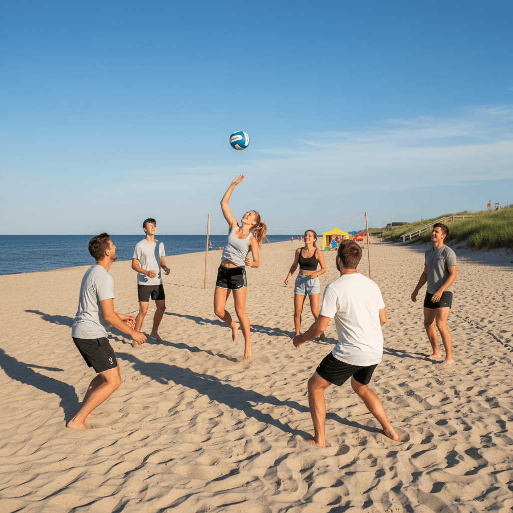 Beach Volleyball Sunset Session 1