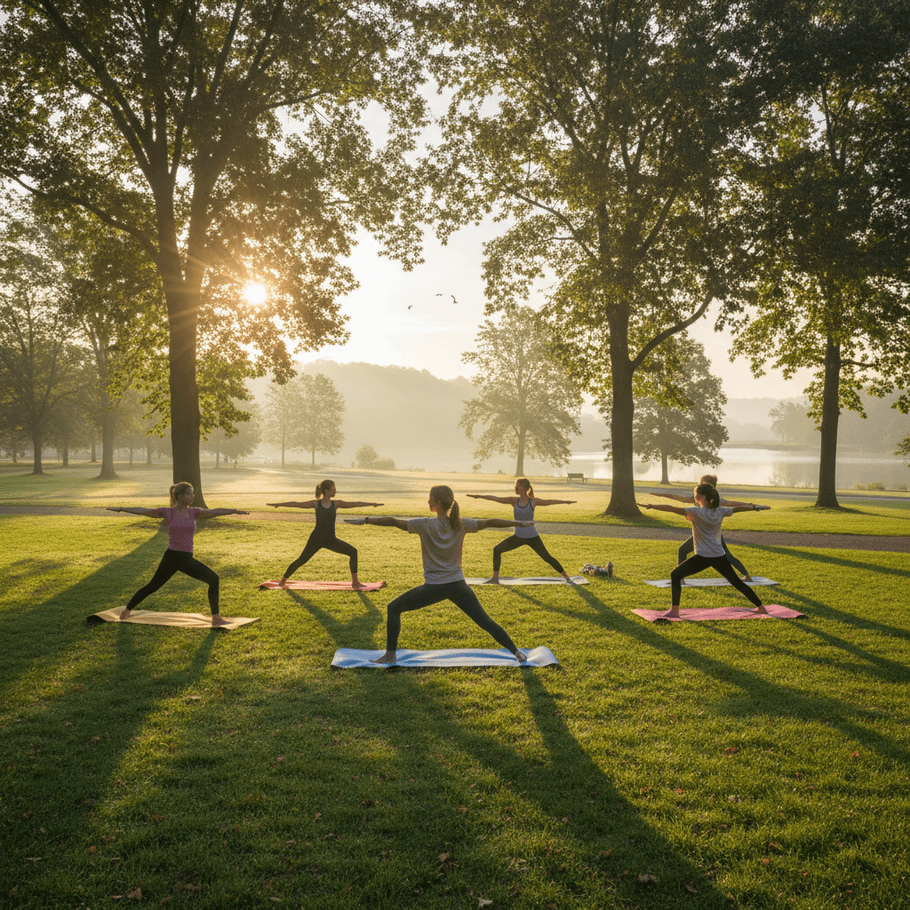 Joga Dzintaru mežaparkā