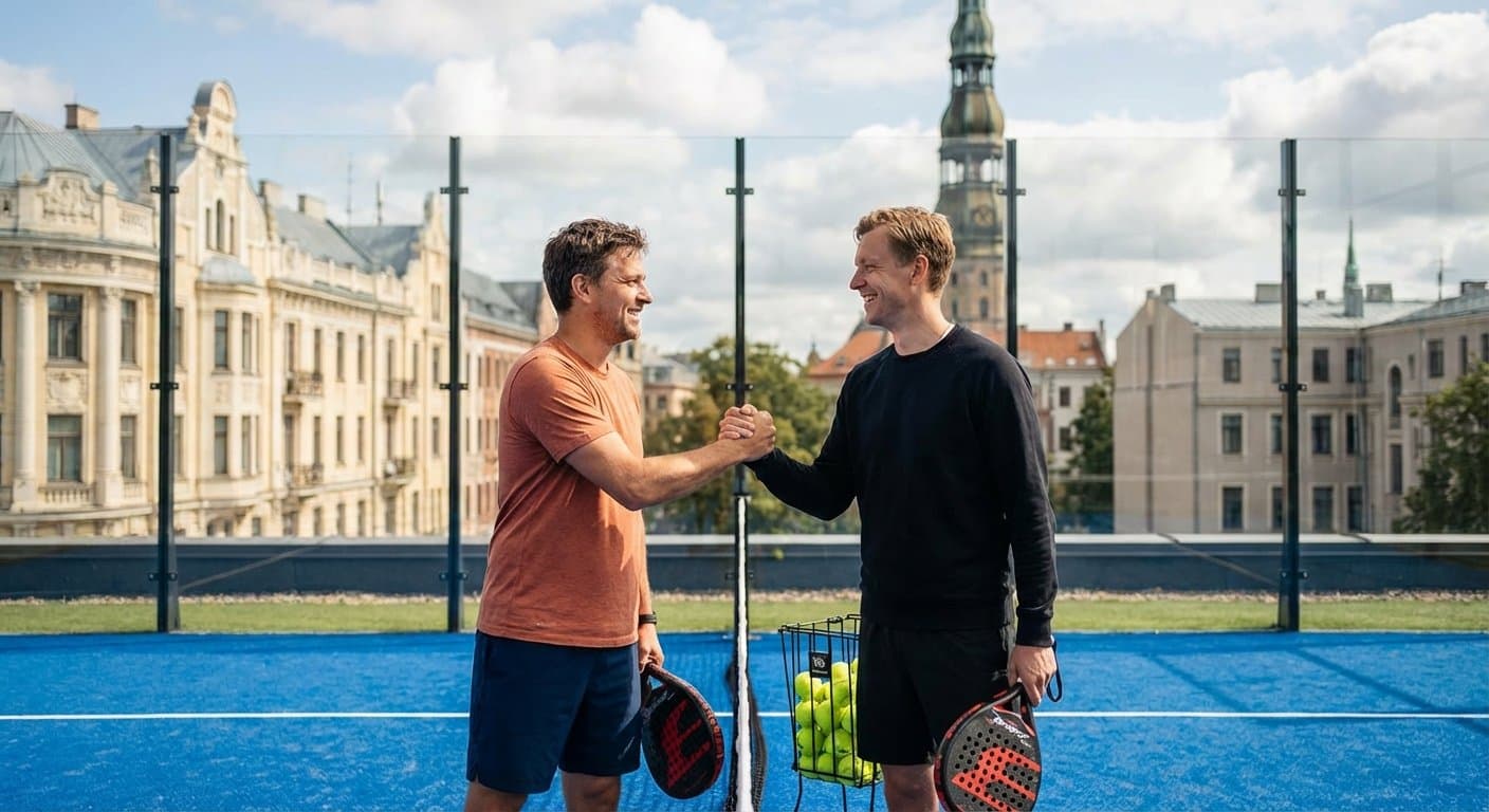 Kā Atrast Padel Partneri Rīgā: Pilnīgs Ceļvedis 2026