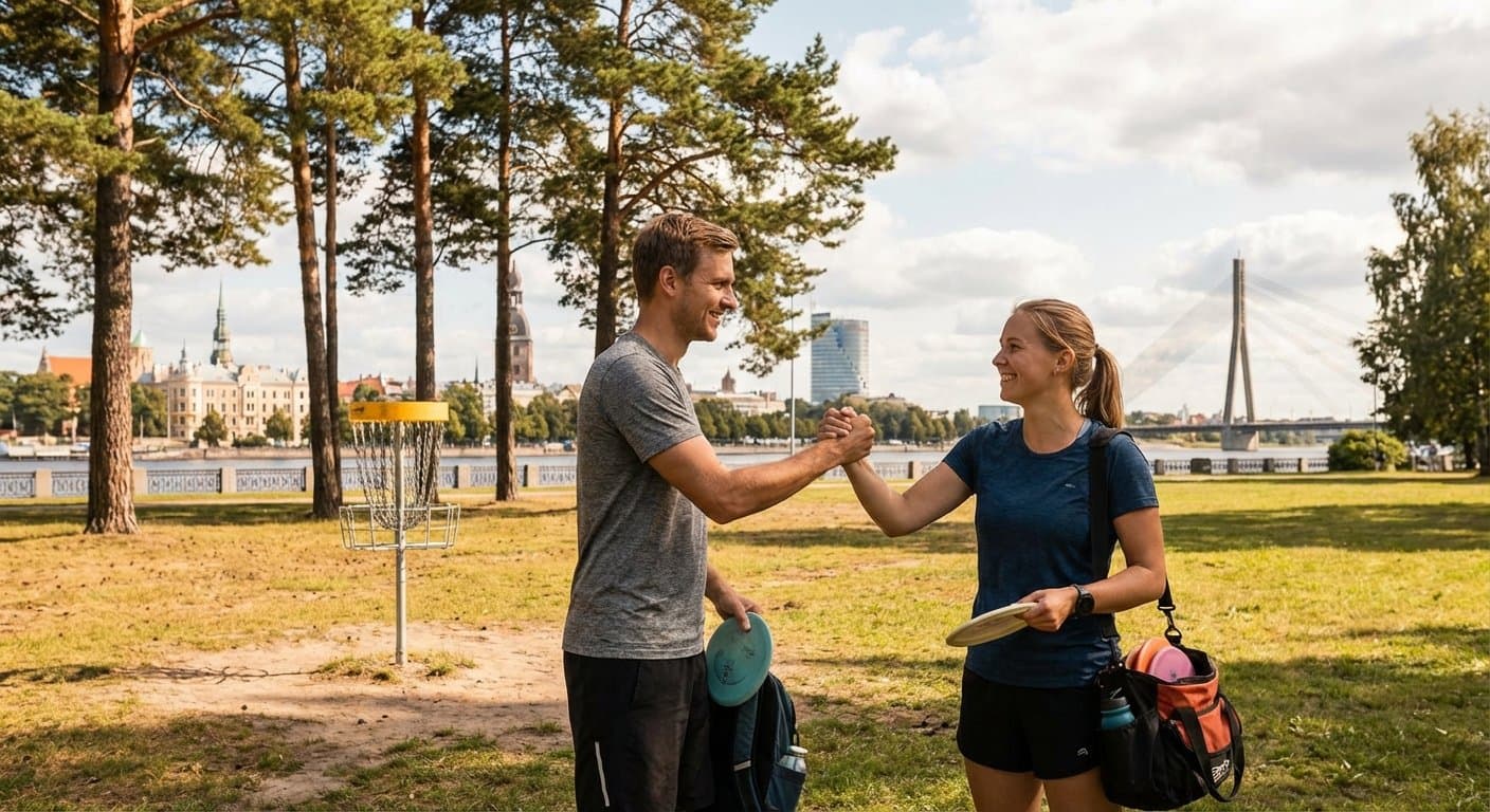 Disk Golfs Latvijā: Kā Atrast Spēles Partnerus un Pievienoties Kopienai 2026